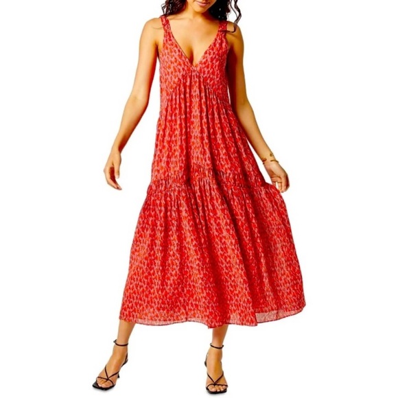Joie Dresses & Skirts - Joie Maxi Dress in Tea Rose Orange Pink Size S NWT